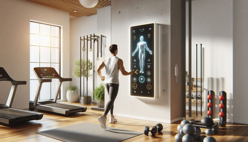 wall mounted smart gym
