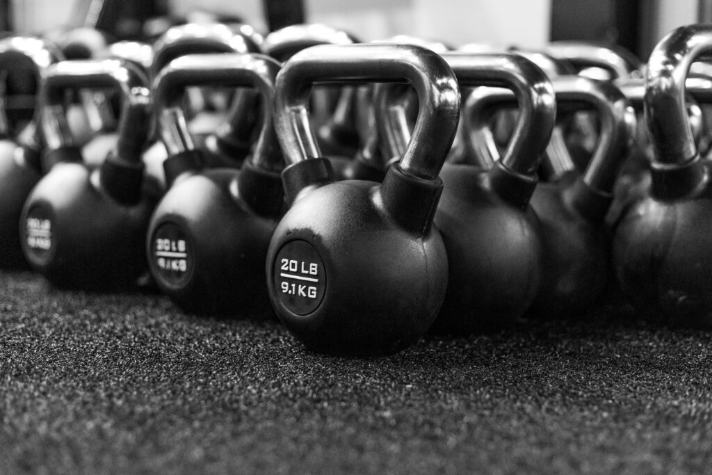 kettlebells
